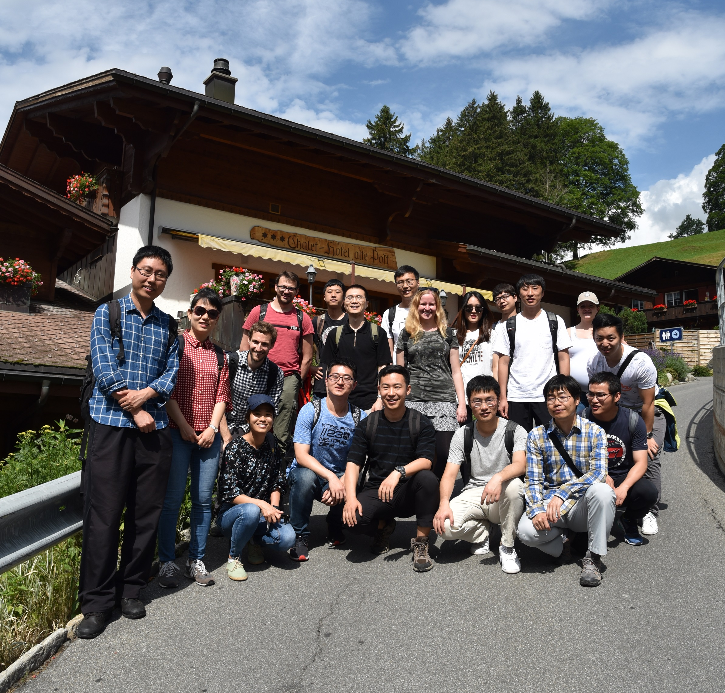 Industrial Ecology Group Picture at Ruetli
